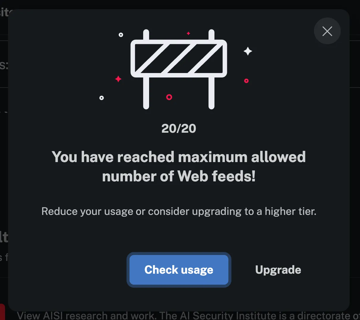 Inoreader trying to grift more money out of me